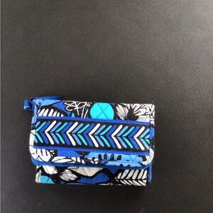 Vera Bradley Blue and Black Wallet